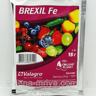 Brexil Fe (Брексіл Залізо), мікроелементи в хелатній формі, 15 г, Valagro